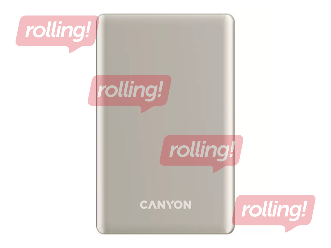 Magnētiskais mobilais lādētājs Canyon, OnPower 505 slim, MagSafe PD 20W, 5000mAh, bēšs