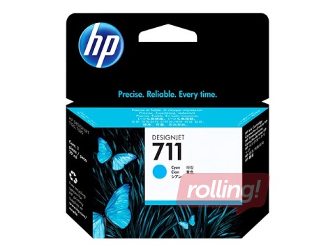 Tintes kasete  HP Nr. 711,  Ciānzila, 29ml