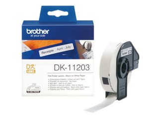 BROTHER FILE FOLDER LABELS 17MMX87MM