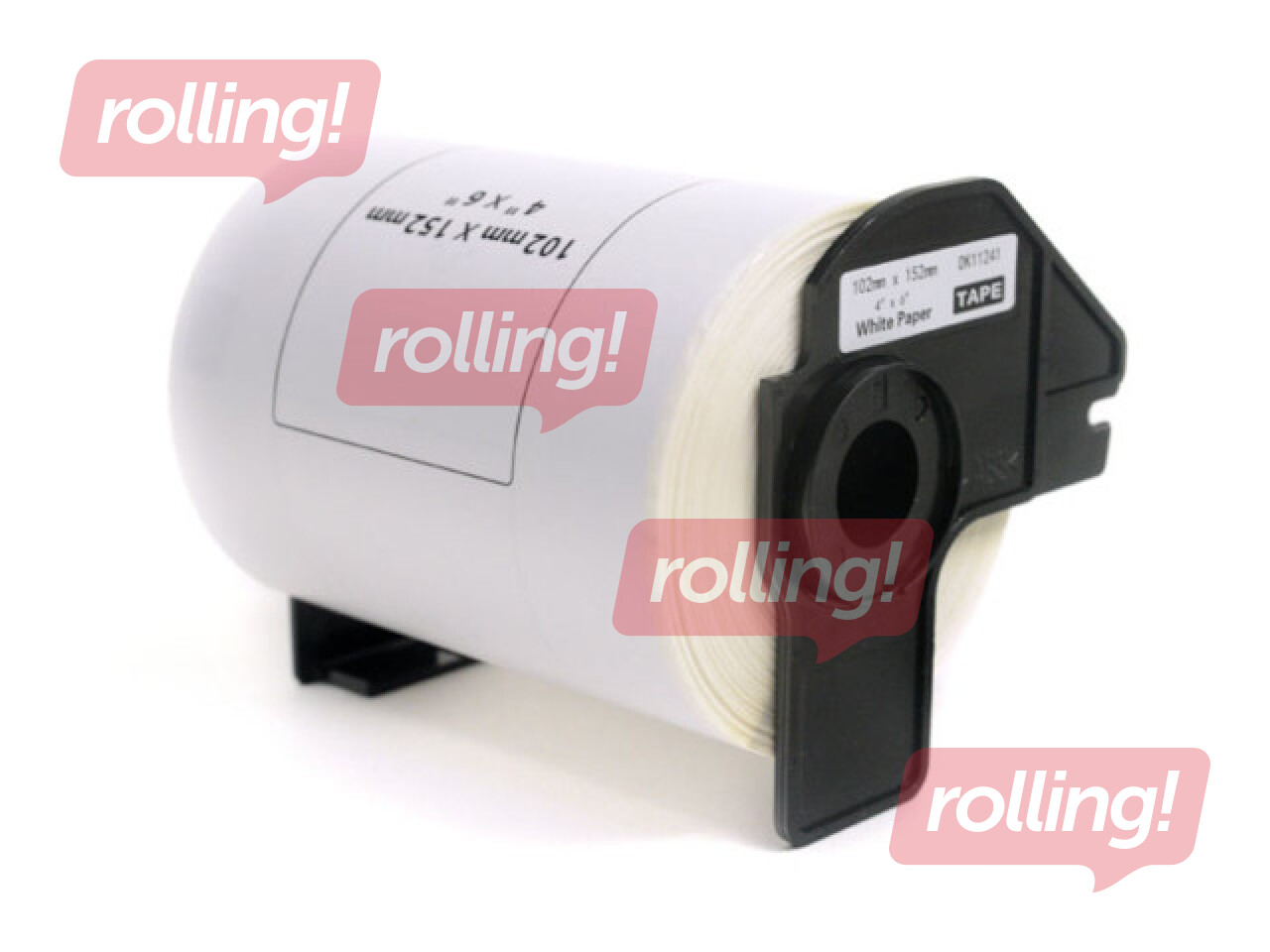 Replacement Labels DK-11241 Black on White, 102mm*152mm (200 pcs)