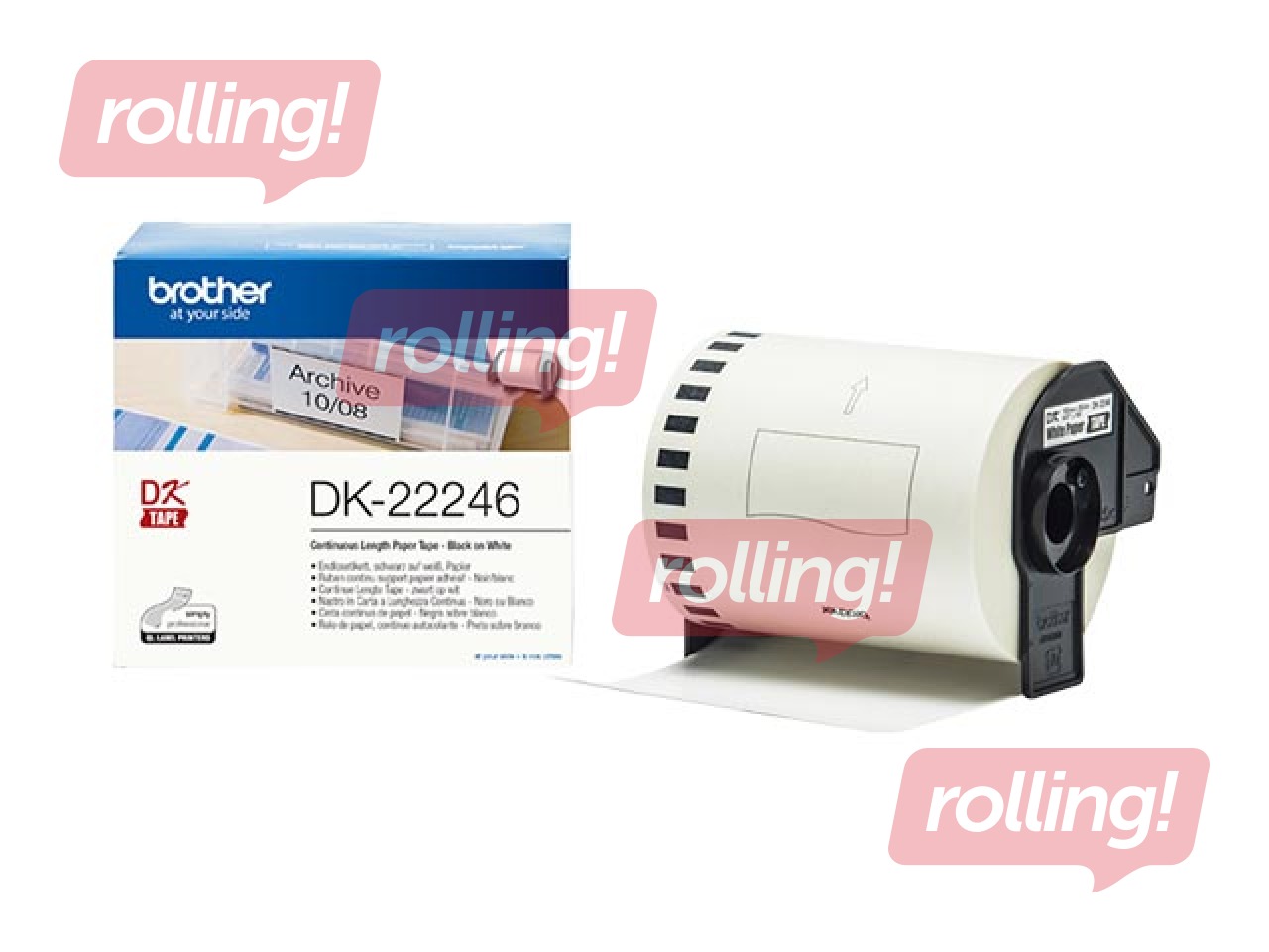 Brother DK-22246 Papīra uzlīmju lenta 103mm*30.48m