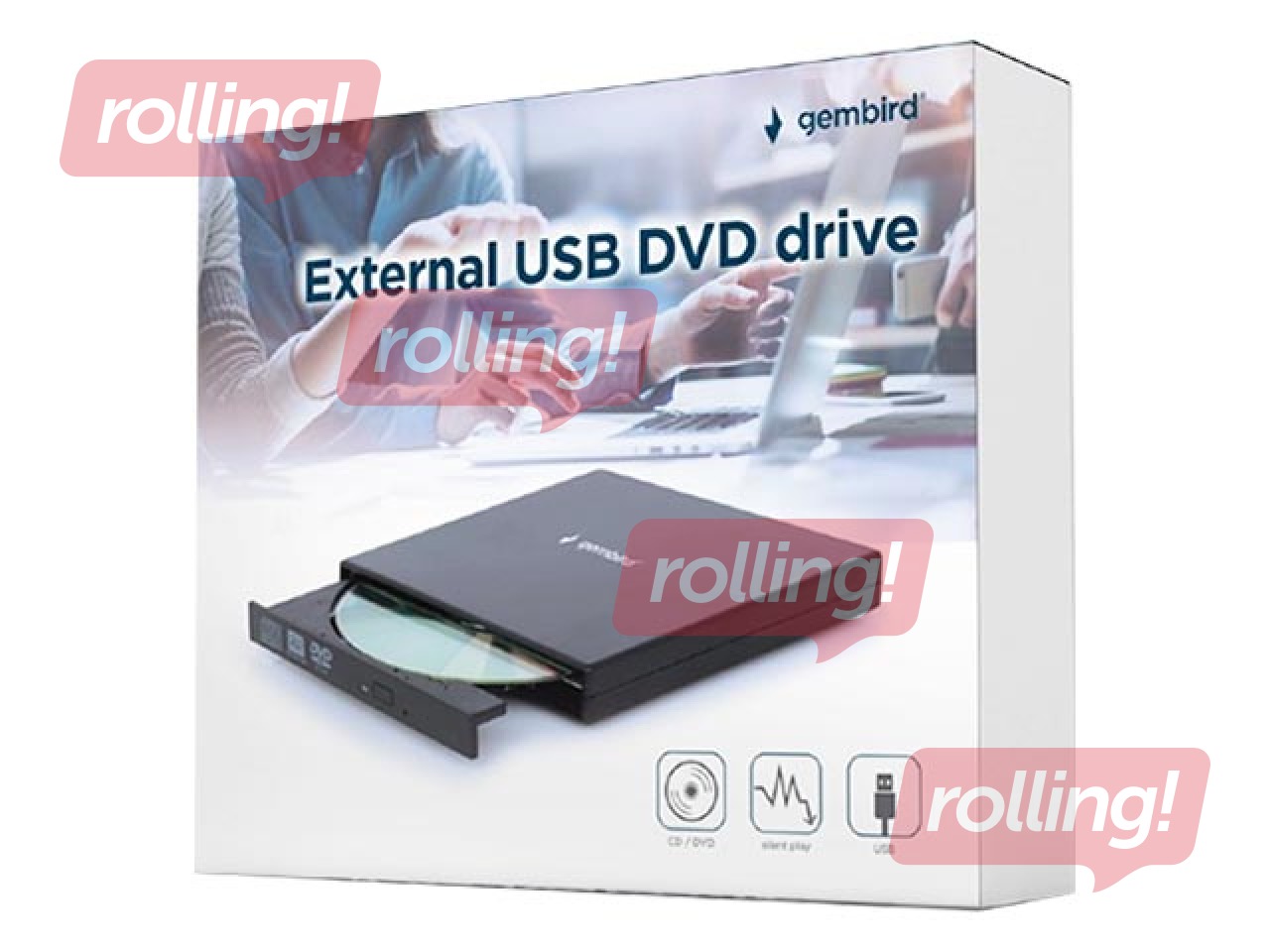 Gembird External USB DVD-RW Drive