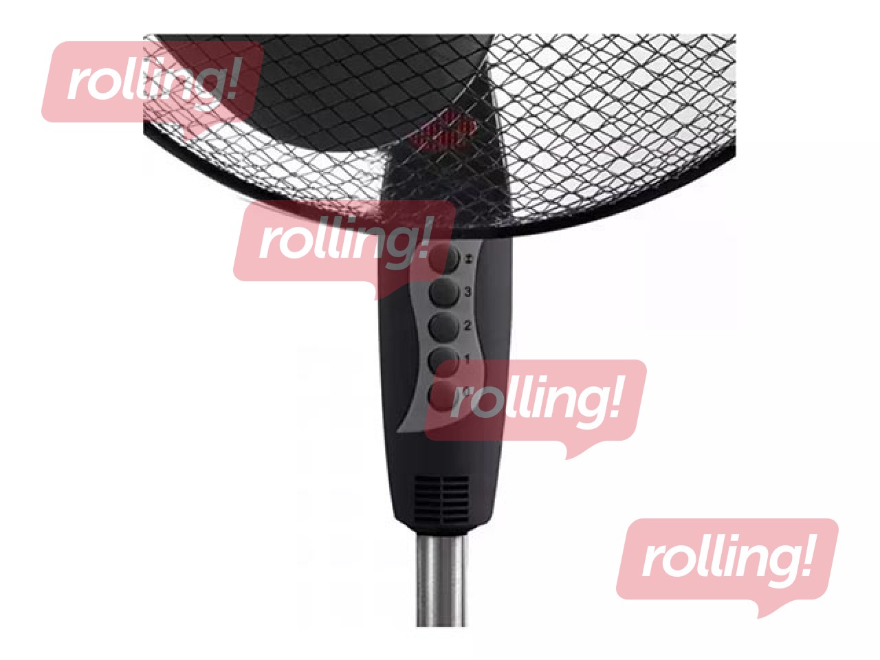 Grīdas ventilators Esperanza Hurricane EHF001, Melns, 40cm, 50W