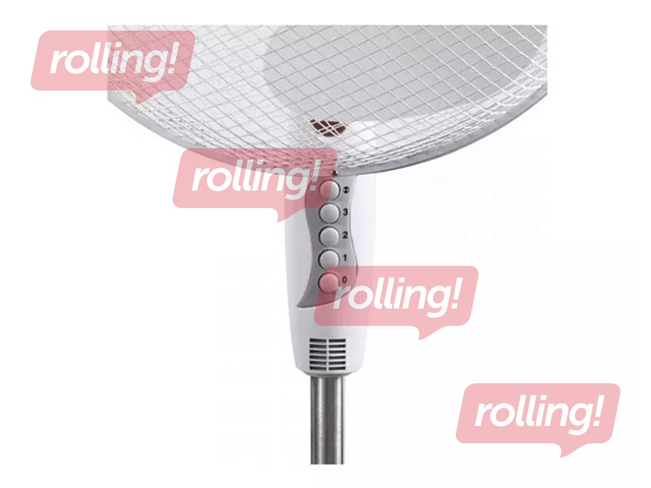 Grīdas ventilators Esperanza Hurricane EHF001, balts, 40cm, 50W