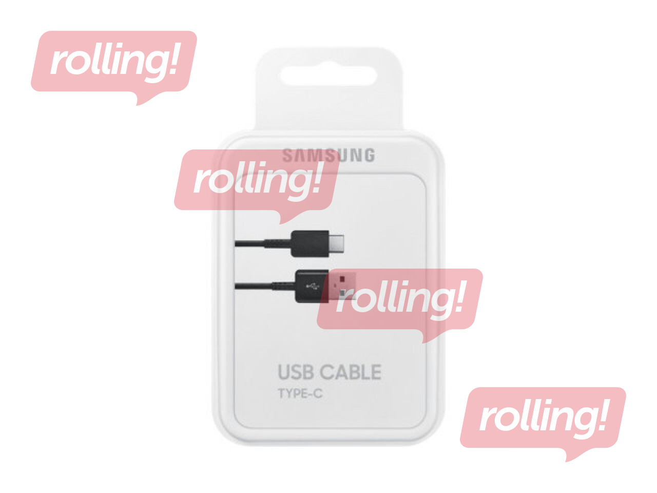 Savienotājvads Samsung USB - Type C, 1.5m, melns