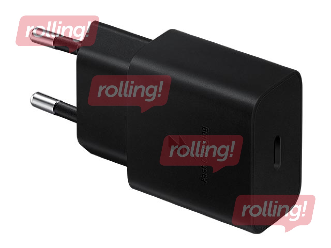 Lādētājs Samsung PD Type C,  USB Vads, 15W, 1.0 m Melns