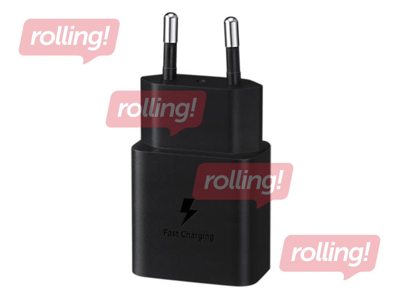 Lādētājs Samsung PD Type C,  USB Vads, 15W, 1.0 m Melns