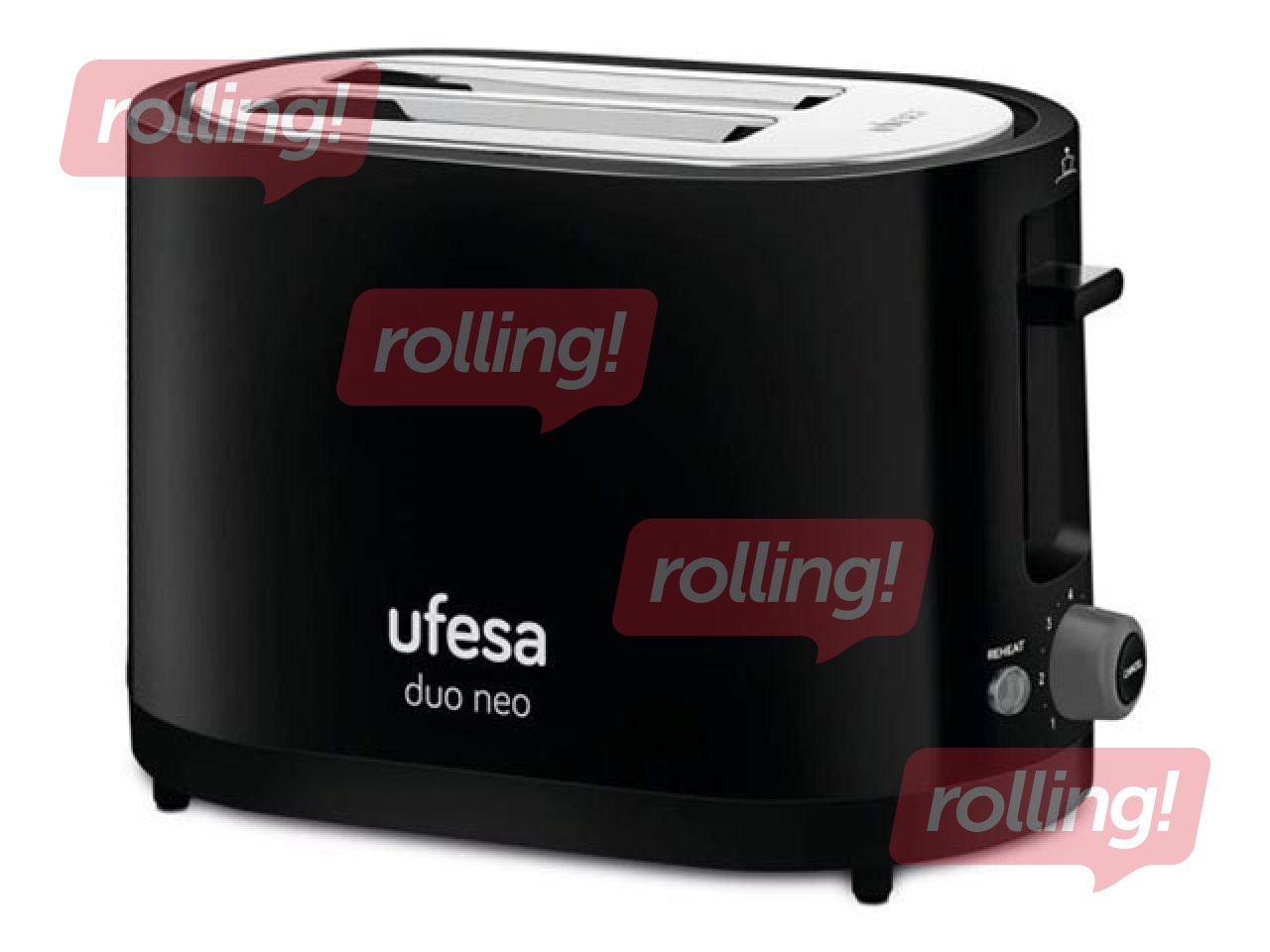 Röster Duo Neo Ufesa, 750W, must