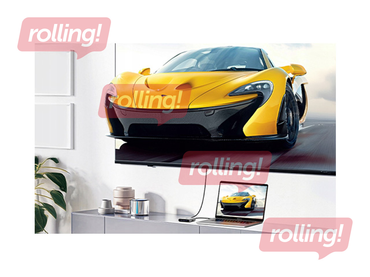 Adapteris Orico Hub 8w1, HDMI 4K + 3x USB-A 3.0, USB-C, 100W PD + SD/TF