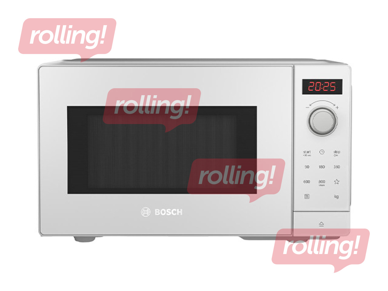 Mikroviļņu krāsns Bosch 44 x 26 cm, balta, 800W