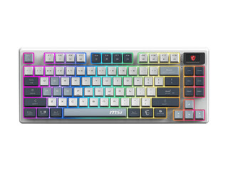 Bezvadu klaviatūra MSI FORGE GK600 TKL Gaming, ENG, Bluetooth