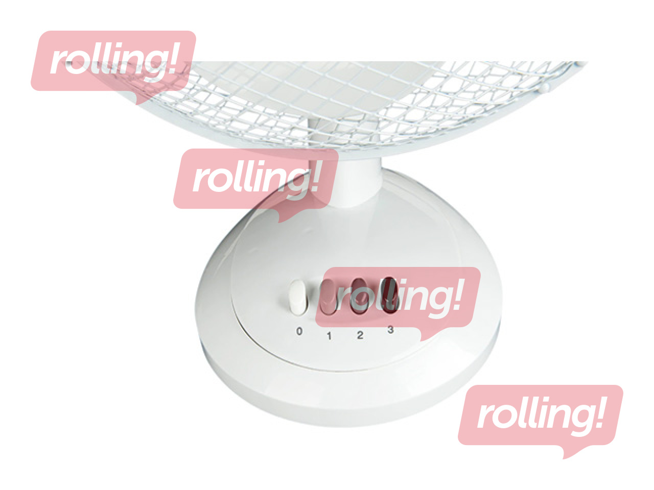 Galda ventilators Gallet, 35W, ø30cm, balts