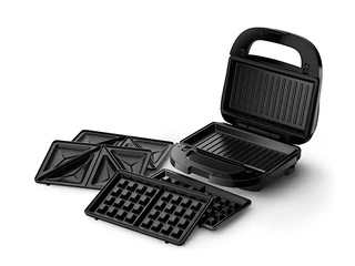 Tosteris PHILIPS 5000 Series Sviestmaižu tosteris, 750W, melns