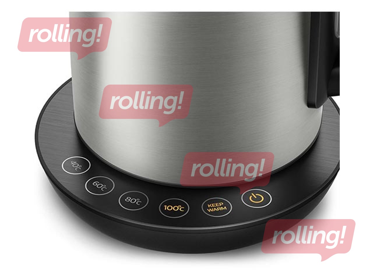 Tējkanna elektriskā Philips ar temperatūras regulēšanu 1.7 l, 2200W, nerūsējošā tērauda