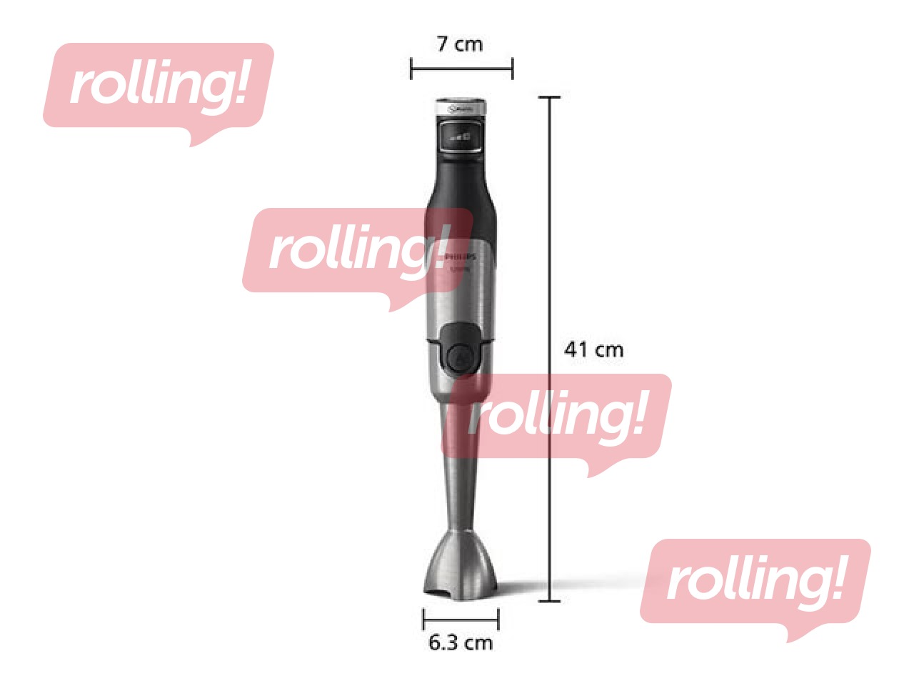 Blender PHILIPS 5000 Series, steel, black