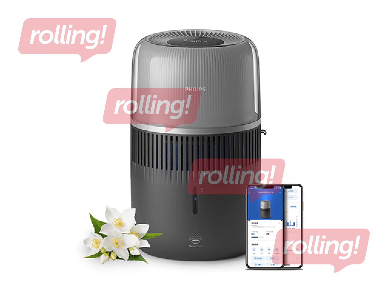 Gaisa mitrinātājs Philips 5000 sērijas HU5710/03, tumši pelēks