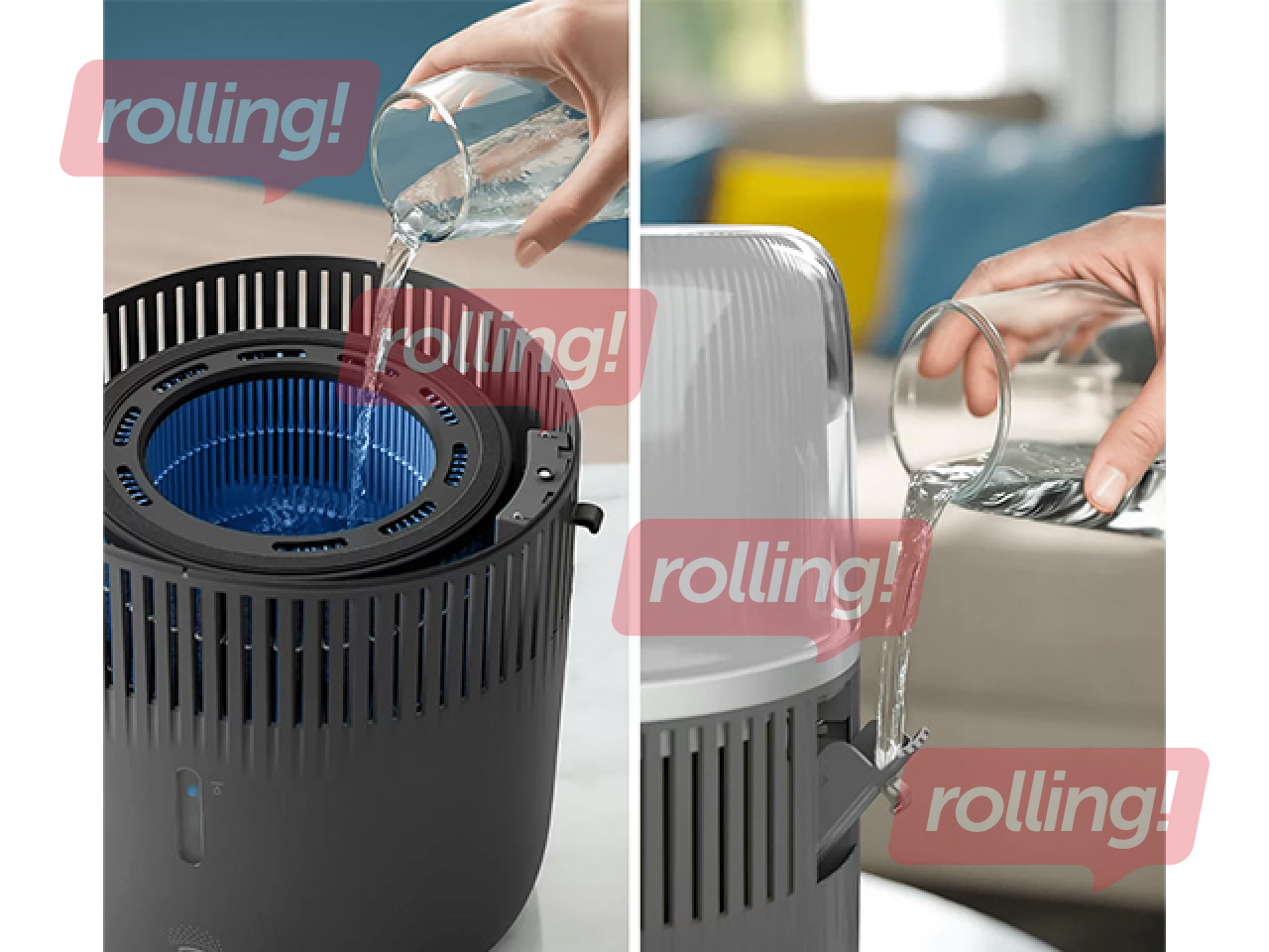Gaisa mitrinātājs Philips 5000 sērijas HU5710/03, tumši pelēks