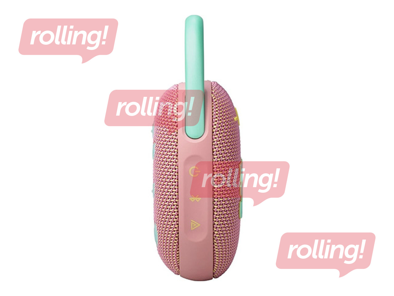 Bezvadu Skaļrunis JBL Clip 5, USB lādētājs, rozā