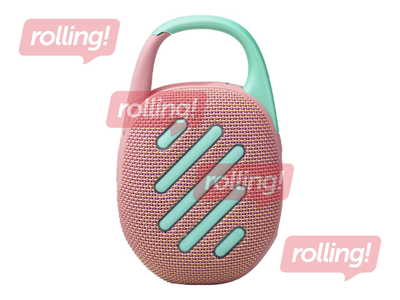 Bezvadu Skaļrunis JBL Clip 5, USB lādētājs, rozā