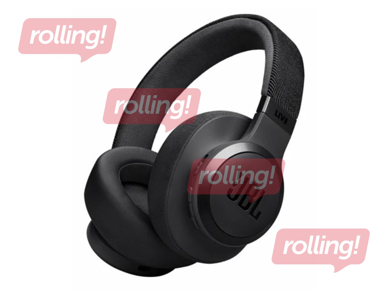 Bezvadu austiņas JBL Live 770NC Noise Cancelling, Melnas