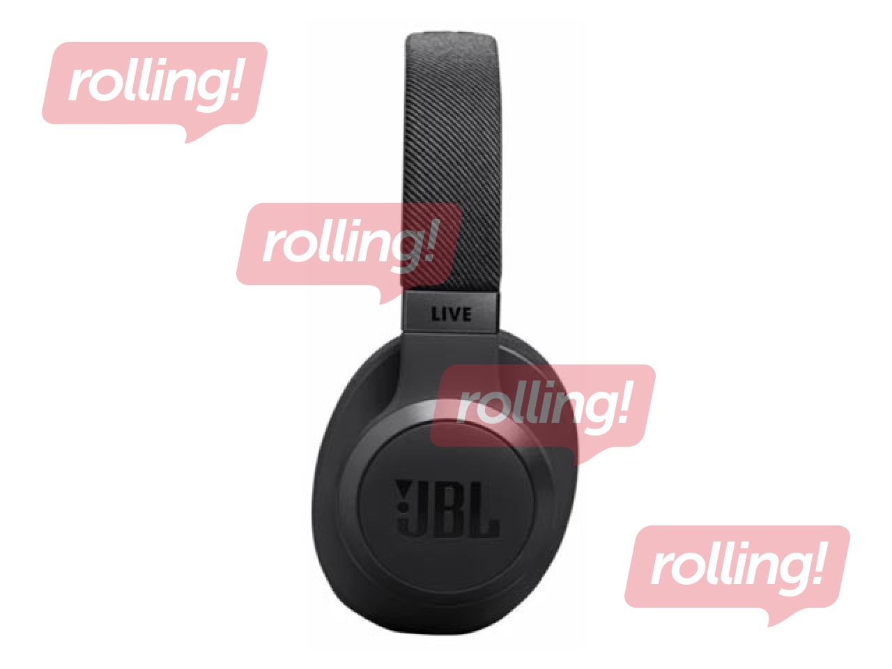 Bezvadu austiņas JBL Live 770NC Noise Cancelling, Melnas