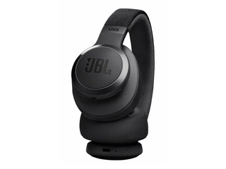 Bezvadu austiņas JBL Live 770NC Noise Cancelling, Melnas