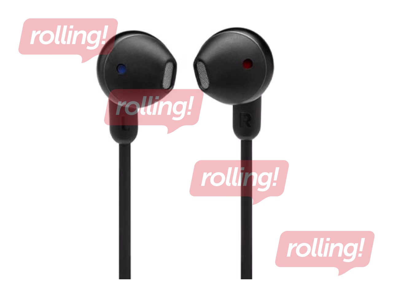 Austiņas ar mikrofonu JBL Tune T215BT, Bluetooth, melnas