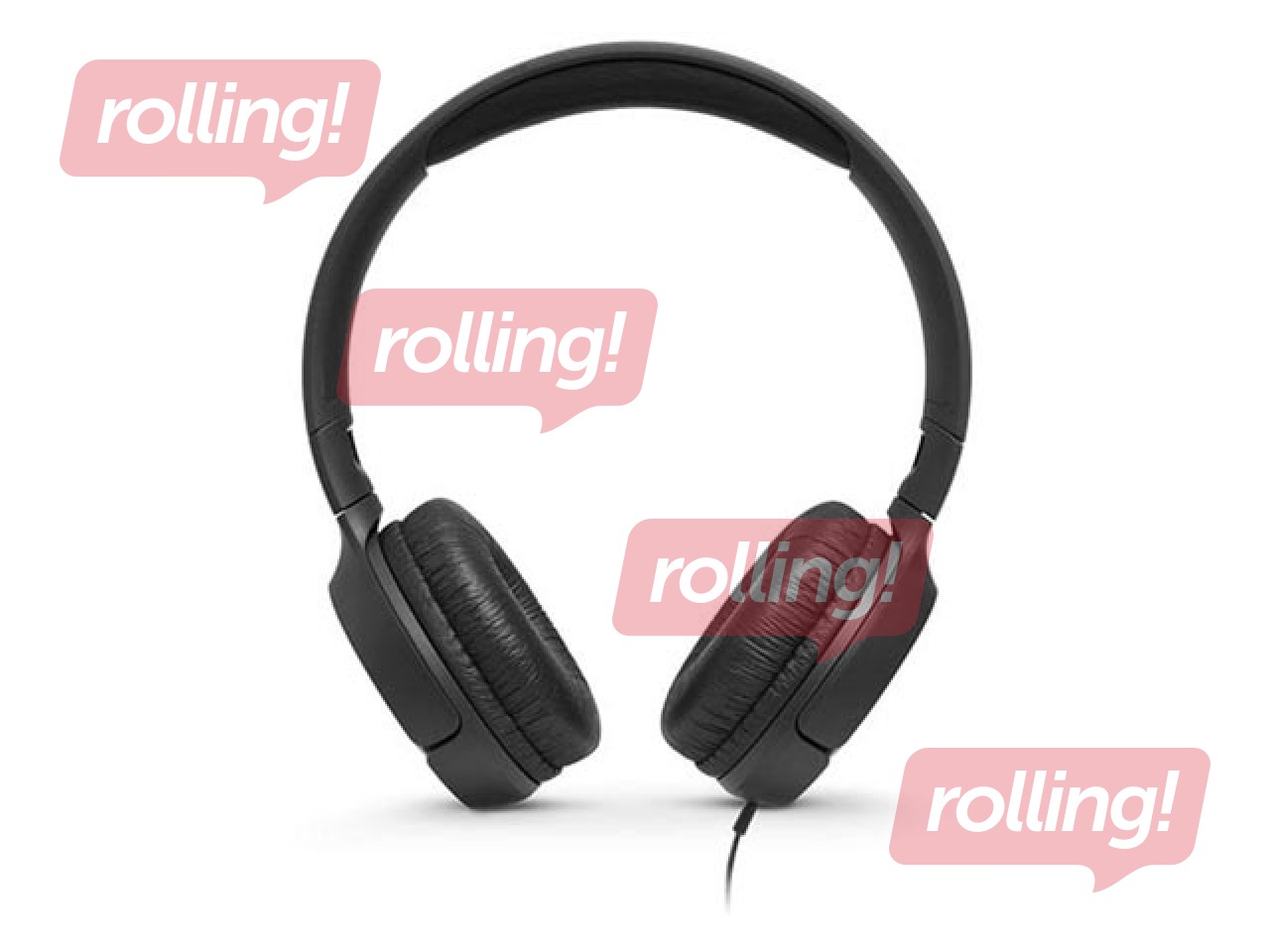 Austiņas ar mikrofonu JBL Tune 500, Melnas