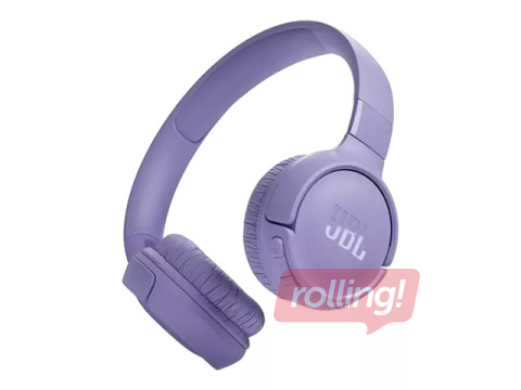 Austiņas ar mikrofonu JBL Tune, 520BT, Bluetooth, violetas