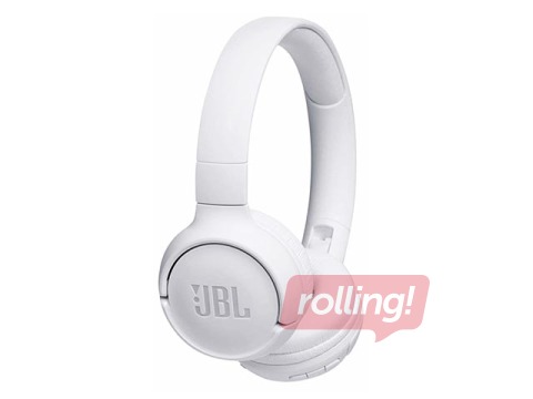 Bezvadu Austiņas ar mikrofonu JBL Tune 520BT, Bluetooth, Baltas