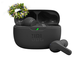 Bezvadu austiņas JBL, Wave Beam, TWS, melnas + Līgo dāvana!
