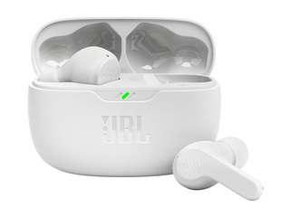 Bezvadu austiņas JBL Wave Beam TWS, baltas