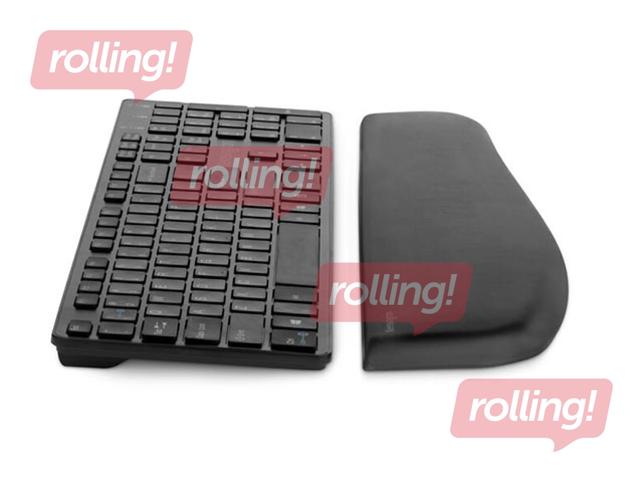 Paliktnis klaviatūrai ar gēlu Kensington ErgoSoft™ plānajām klaviatūrām