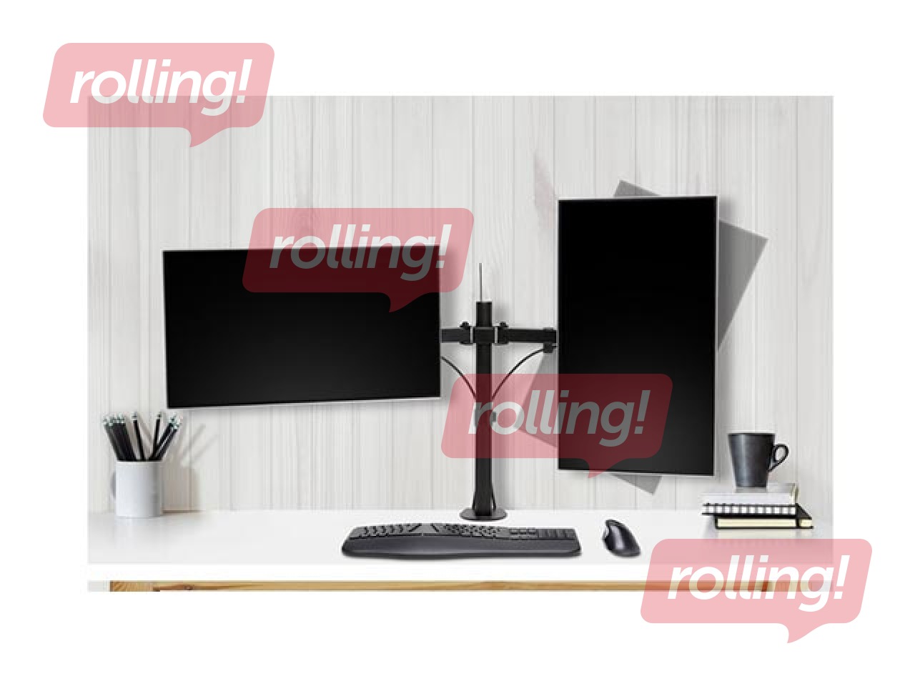 Monitora stiprinājums Kensington SmartFit Ergo Dual Extended