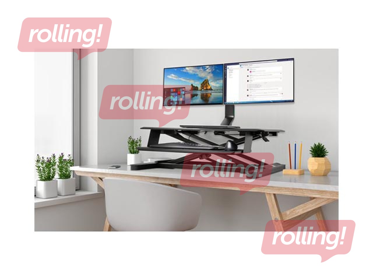 Kensington SmartFit Space-Saving Dual Monitor Arm