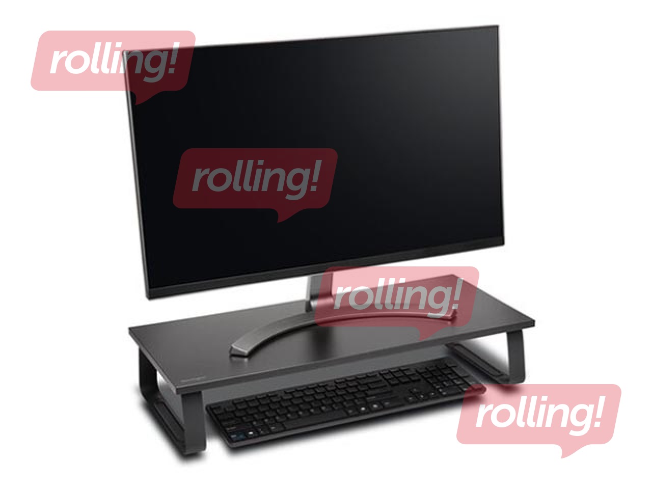 Monitora paliktnis Kensington Extra Wide, melns