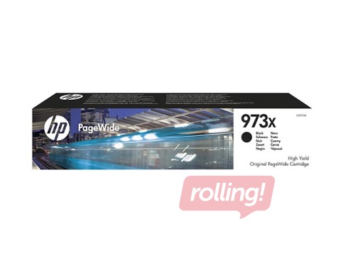 Tintes kārtridžs HP 973X PageWide, melns (10000 lpp)