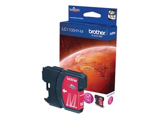 Tintes kasete Brother LC1100HY, fuksīna sarkana, (750 lpp.)