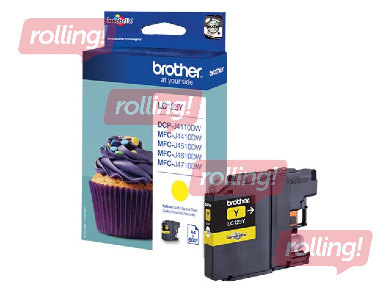 Tintes kasete  Brother MFC6920DW, dzeltena, (600 lpp)