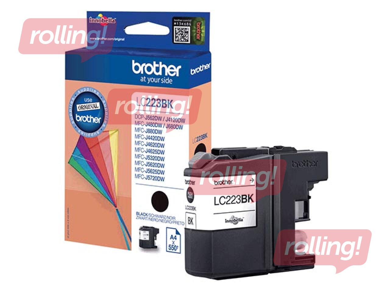 Tintes kasete  Brother MFCJ4620/J5320/J5620/J5720 melna, (550 lpp)