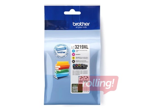 Tintes kasešu komplekts LC3219XL, Brother MFC-J6530DW