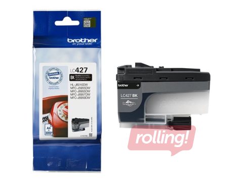 Tindikassett  Brother LC-427BK, must (3000 lk)