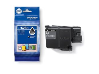 Tintes kasete Brother LC-528BK, melna (6000 lpp)