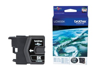 Tintes kasete Brother LC985, melna, (300 lpp.)