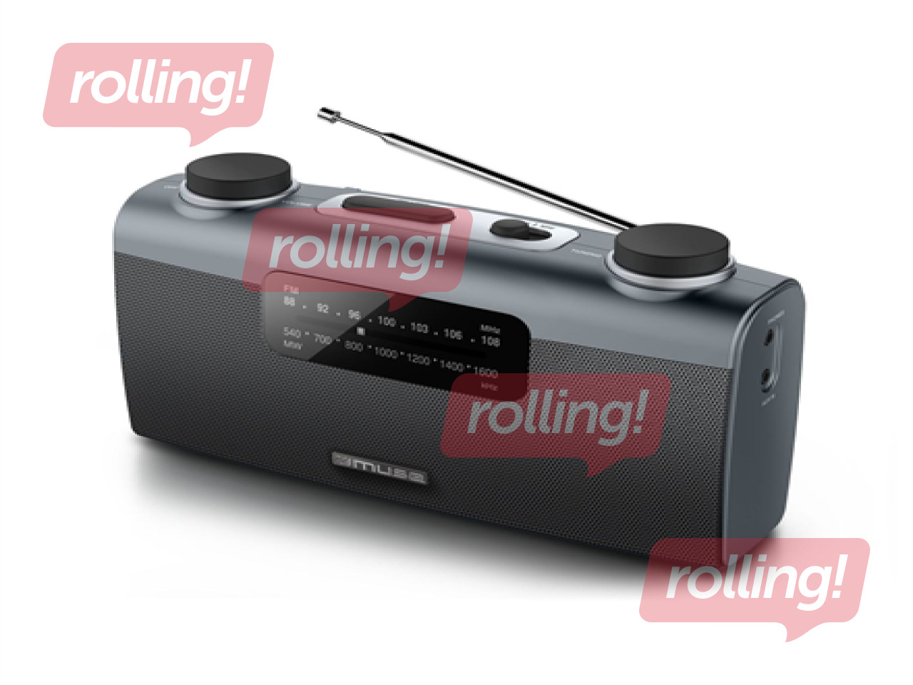 Radio uztvērējs Muse M-058R, Melns