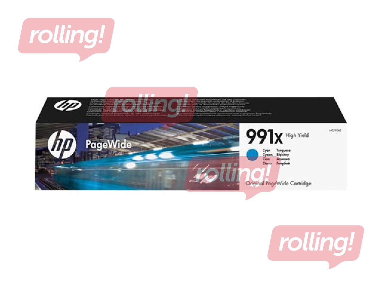 HP 991X High Yield Cyan Original PageWide Cartridge (16000 pgs)