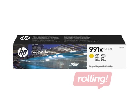HP 991X High Yield Yellow Original PageWide Cartridge (16000 pgs)