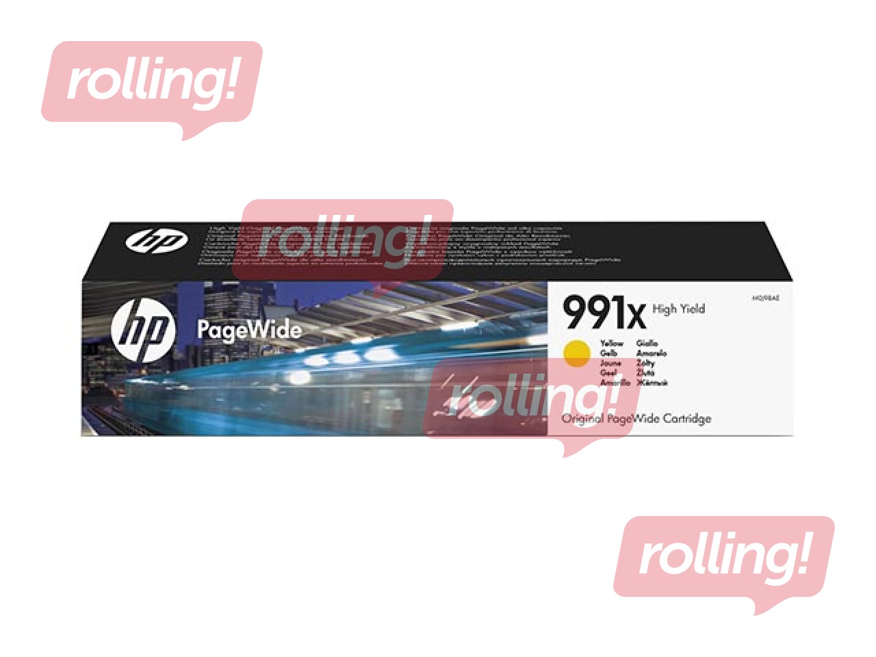 HP 991X High Yield Yellow Original PageWide Cartridge (16000 pgs)