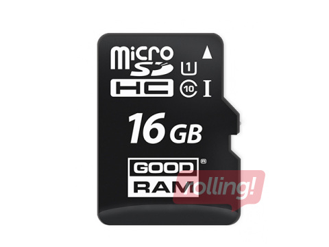 Atmiņas karte Goodram 16GB microSDHC class 10 UHS I + Adapter