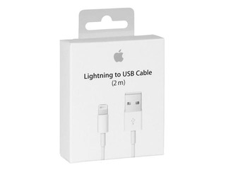 Connecting Cable Apple Lightning - USB , 24 pin, 2m, white